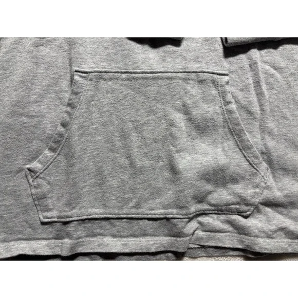 Champion Solid Gray Multi Color Lettering Hoodie Sweatshirt Men's Size Large - Picture 4 of 8